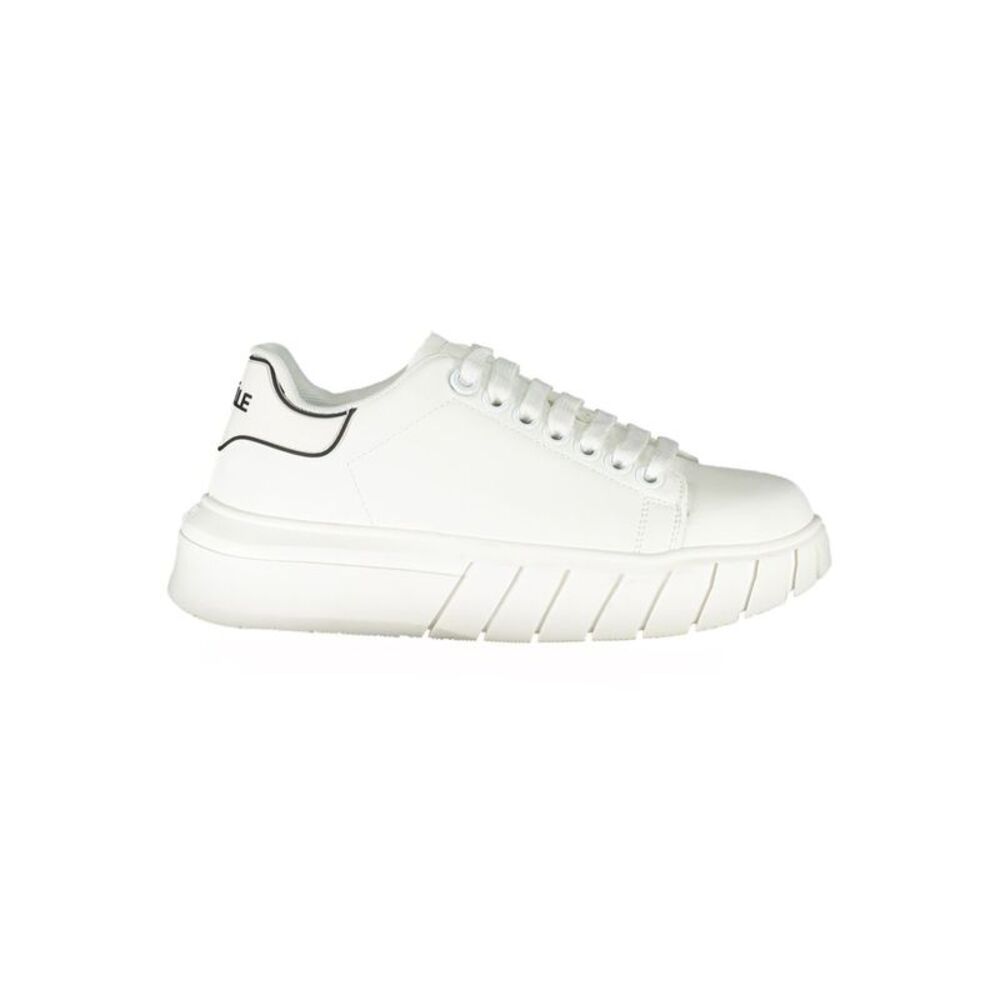 Gaelle Paris White Polyurethane Women Women's Sneaker